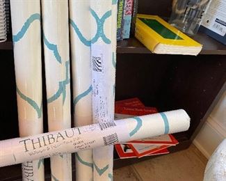 Thibaut double rolls of contemporary farmhouse modern wall paper available! Brand new!