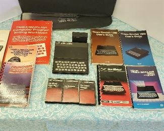 Here's one of the very first Personal PCs, the one and only Sinclair Timex. Great condition and lots of original manuals as you can see. Asking $200 for the works!