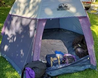 I'm getting too old for camping these days and too tired of this stuff taking up space in my RV. So Tent, Air Mattress, Knapp Sack and lots of gear, utensils and stuff all in excellent shape . . . all for $150!