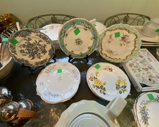 mixed china plates