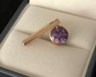 10K amethyst pendat
