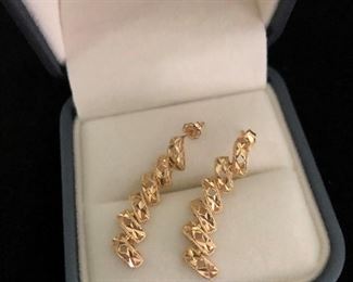 14k gold earrings