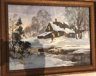 Wondeful painting by Helen Potter, listed artist.