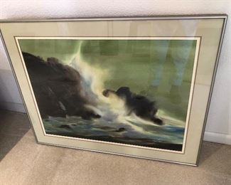 Watercolor painting by Caesar Cirigliano