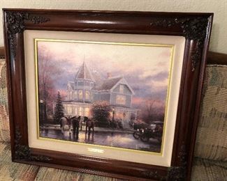 Christmas Memories, ltd Edition on canvas, Thomas Kinkade 16x20, 16x20 825/3450 s/n