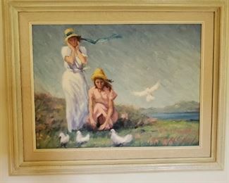 Original Oil Painting by Schlosser