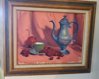 Original Oil Painting by Schlosser