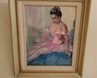 Original Oil Painting by Schlosser