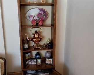 "White" Display Case in Beautiful Hardwood