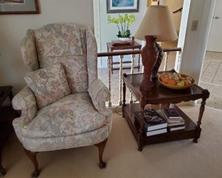 Upholstered Arm Chair, etc.