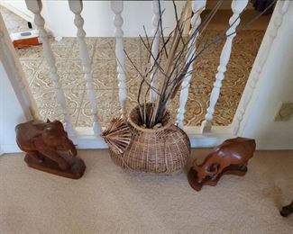 Wood Animal Carvings