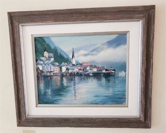 Original, Signed Oil by Schlosser