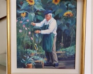 Original, Signed Oil by Schlosser