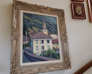 Original, Signed Oil by Schlosser