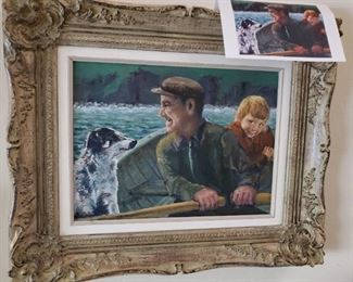 Original, Signed Oil by Schlosser