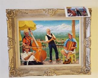 Original, Signed Oil by Schlosser