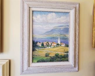Original, Signed Oil by Schlosser
