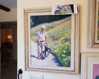 Original, Signed Oil by Schlosser