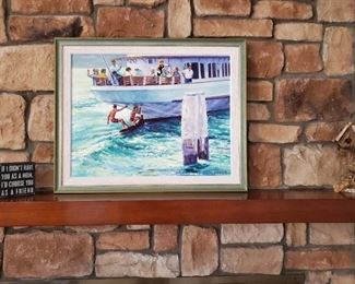 Original, Signed Oil by Schlosser