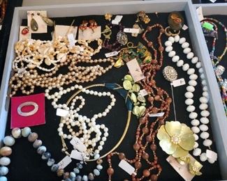 Necklaces, Pins, Earrings & more