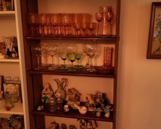 Glassware and figurines