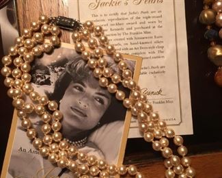 Jackie Kennedy's reproduction pearls