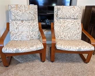 Ikea POANG Arm Chair (2) 