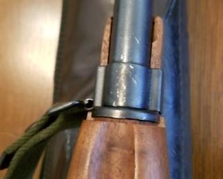 M1 Carbine 30 cal. rifle. Dings on barrel just front of stock are only visible flaws.