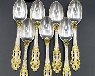Gorham Golden Crown Baroque teaspoons