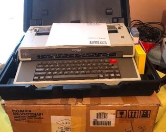 this is a "portable" electric typewriter. I once carried one of these across Europe when I thought I was Ernest Hemingway