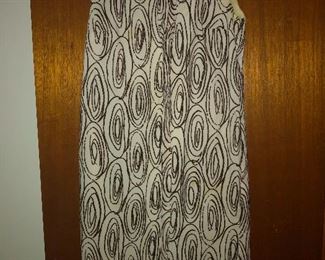 vintage dress made from synthetic fabric that will go up in flames in 5 seconds. My favorite kind