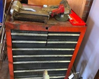 depressed tool chest has seen better days