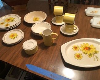 ANOTHER awesome vintage dinnerware set.