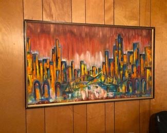 AMAZING 60s painting you will have to fight me for this