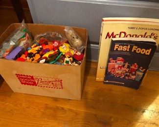 We've got boxes and boxes of promo toys from McDonald's and the like