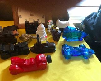 Collectible Avon car-shaped cologne bottles