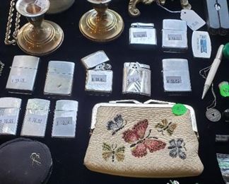 Zippo lighters, various accessories