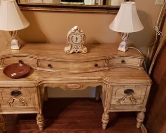 hand painted dresser, dresser set