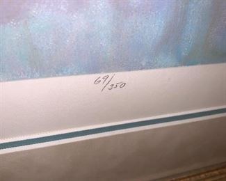 $100 SIGNED AND NUMBERED LITHOGRAPH