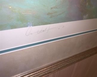 $100 SIGNED AND NUMBERED LITHOGRAPH