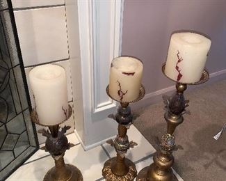 $40 CANDLE HOLDERS SET