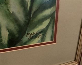 $125 SIGNED BONNIE BREDE PAINTING / FRAMED ART
30”L x 38”H