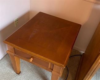 $60 EACH 2 SOLID WOOD SIDE TABLES
22.5”L x 26”D x 20”H