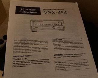 $30 - VINTAGE PIONEER VSX-454 AUDIO/VIDEO STEREO RECEIVER