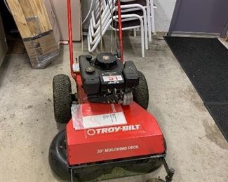 $195 - TROY-BILT 33” 8.5HP GAS POWERED MOWER