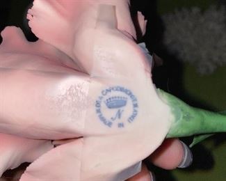 CAPODIMONTE FLORAL FIGURINES