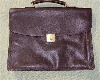 $150 LEATHER LONG CHAMP BRIEFCASE