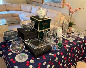 DESIGNER CRYSTAL AND GLASS