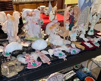 LARGE COLLECTION OF ANGEL FIGURINES