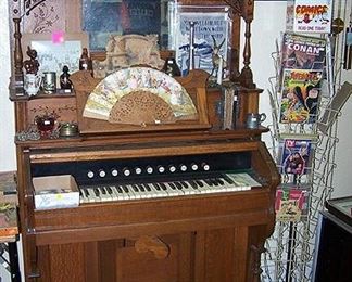 Victorian organ, DC Comics book stand